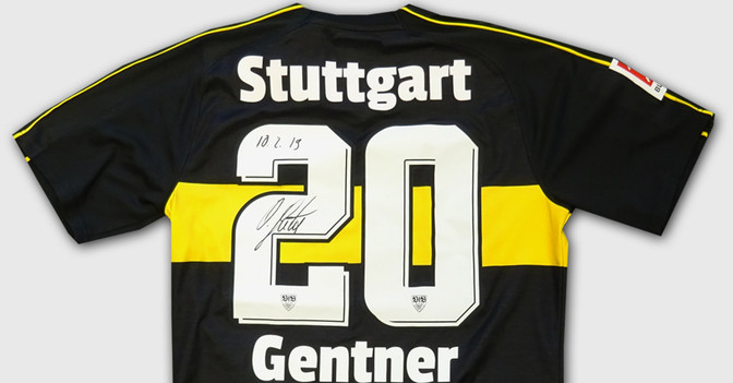  Gentner matchworn Trikot 