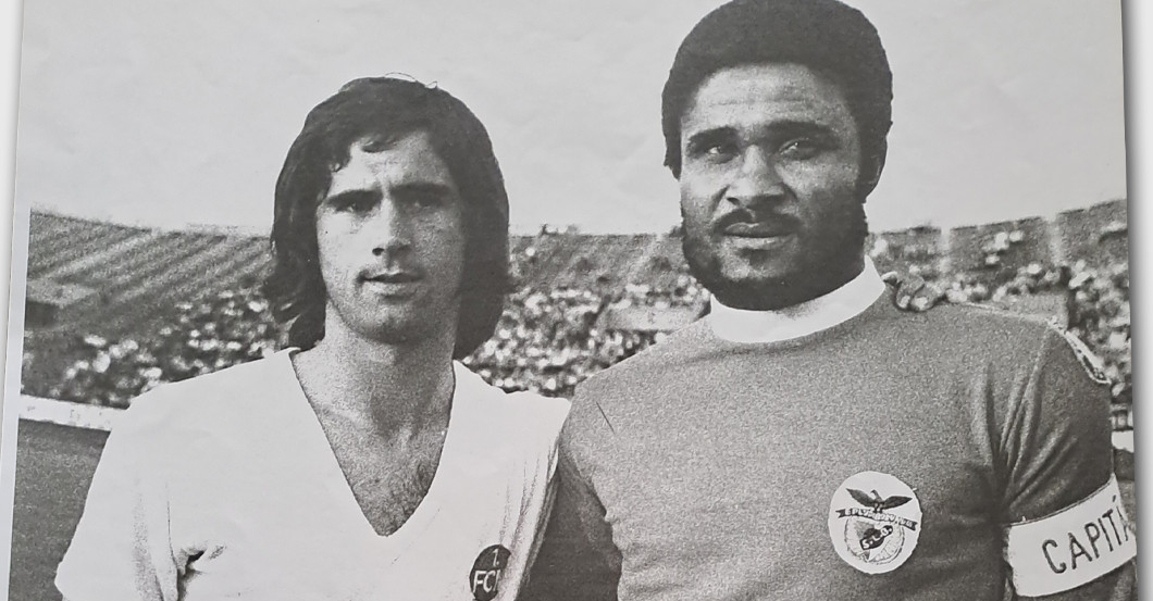 Gerd Müller und Eusebio   Gerd Müller und Eusebio