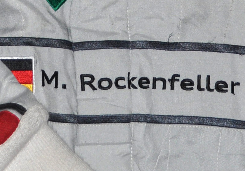 Getragener DTM-Rennanzug   Getragener DTM-Rennanzug