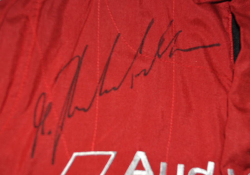 Getragener DTM-Rennanzug   Getragener DTM-Rennanzug