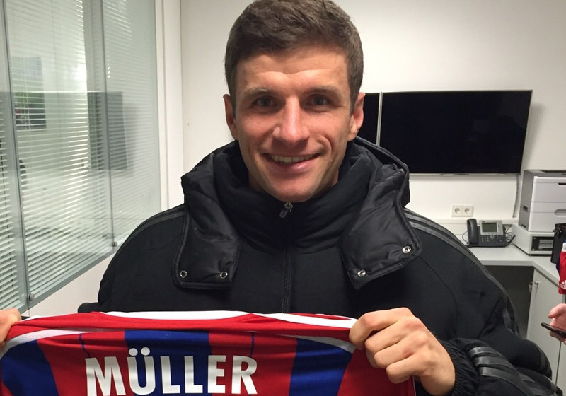 Getragenes Trikot Müller   Getragenes Trikot Müller