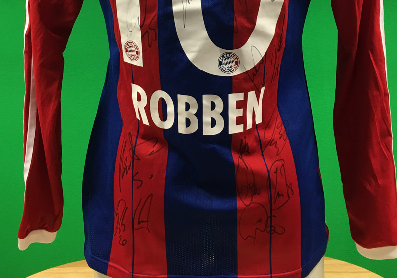  Getragenes Trikot Robben 