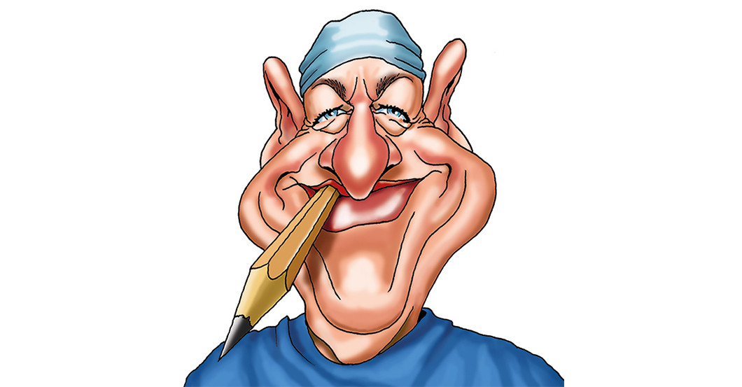 GF Buchacher Karikatur   GF Buchacher Karikatur