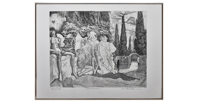 GF Fuchs Radierung   GF Fuchs Radierung