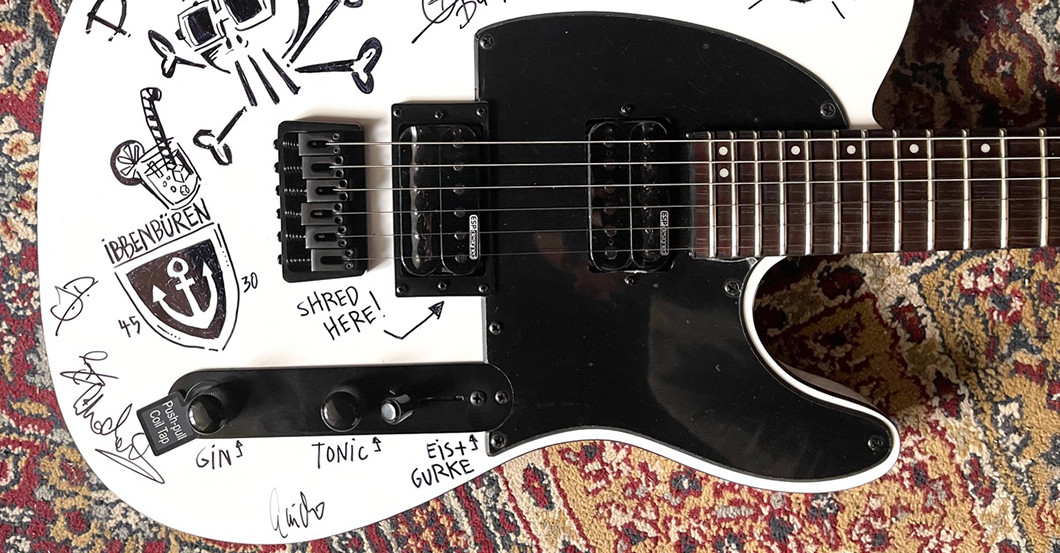  GfH Gitarre der Donots 