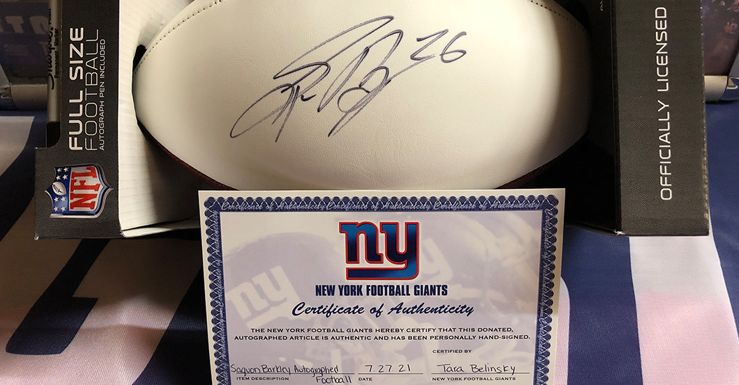 Giants Football Barkley   Giants Football Barkley