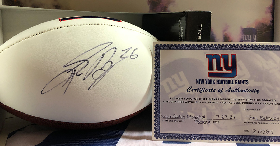 Giants Football Barkley   Giants Football Barkley