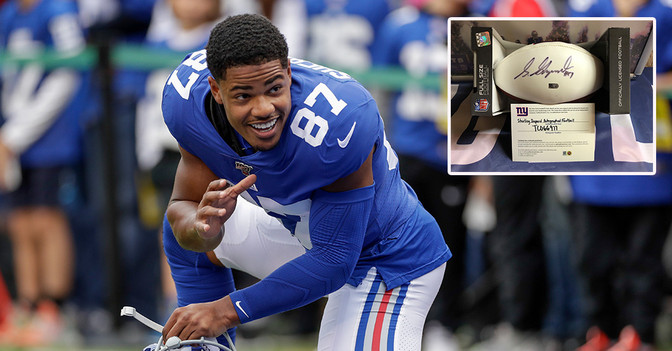 Giants Football Shepard   Giants Football Shepard