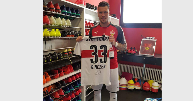 Ginczek Trikot VfB   Ginczek Trikot VfB