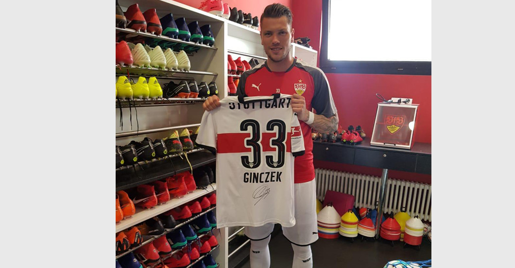 Ginczek Trikot VfB   Ginczek Trikot VfB