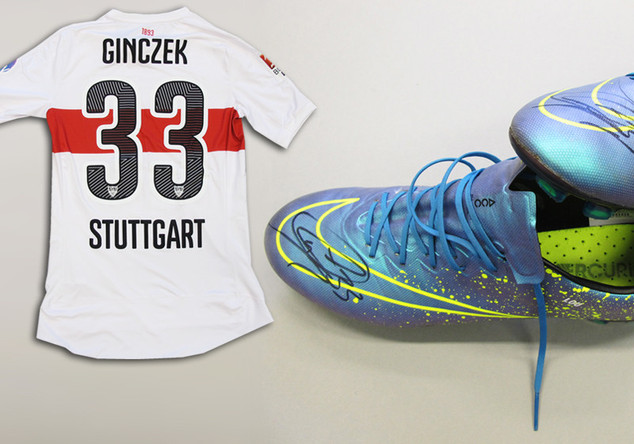  Ginczek Wir helfen Trikot 