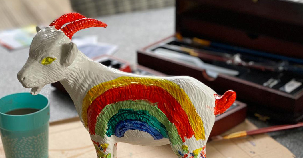 Gipsgeißbock Leistner   Gipsgeißbock Leistner