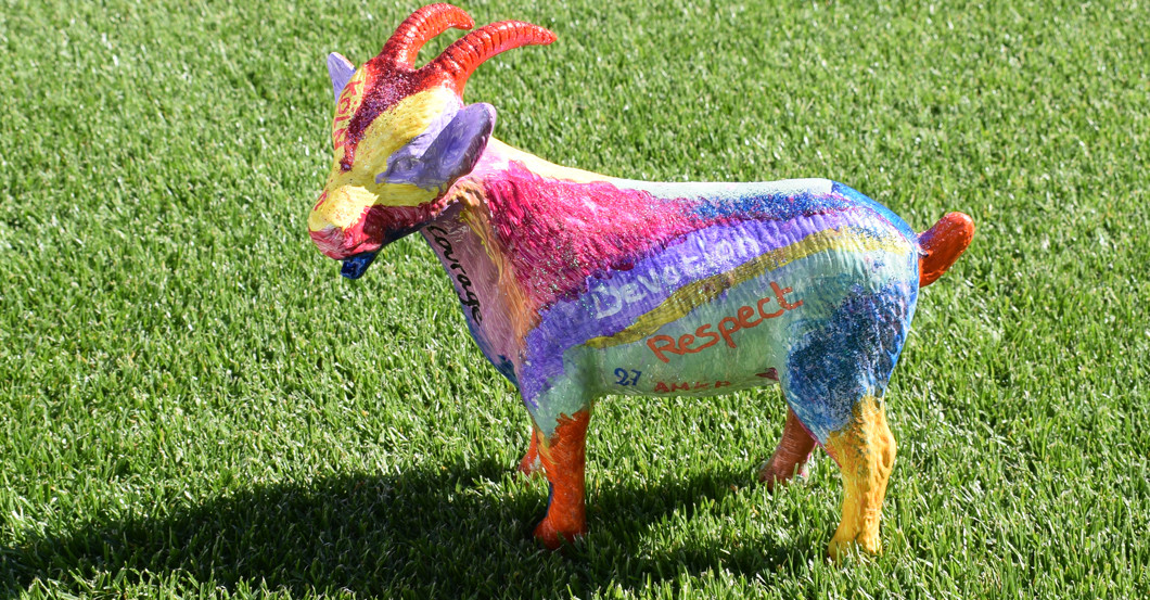 Gipsgeißbock Modeste   Gipsgeißbock Modeste