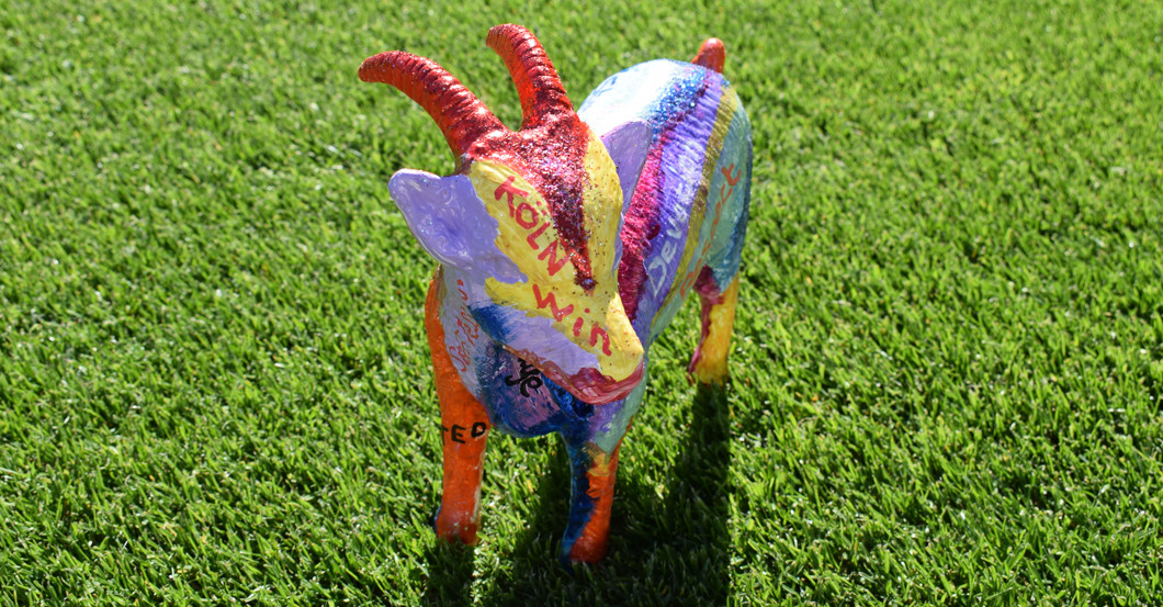 Gipsgeißbock Modeste   Gipsgeißbock Modeste