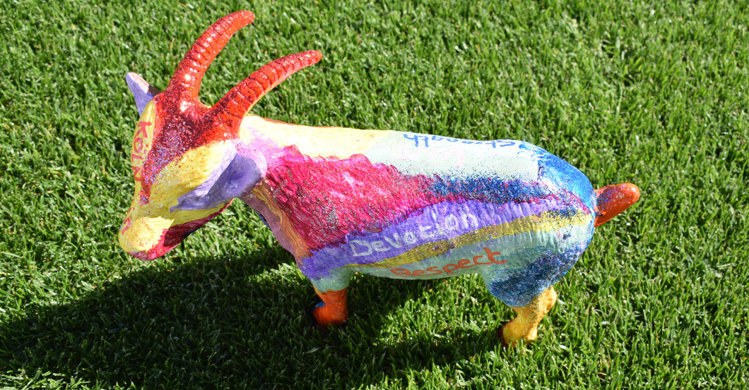 Gipsgeißbock Modeste   Gipsgeißbock Modeste