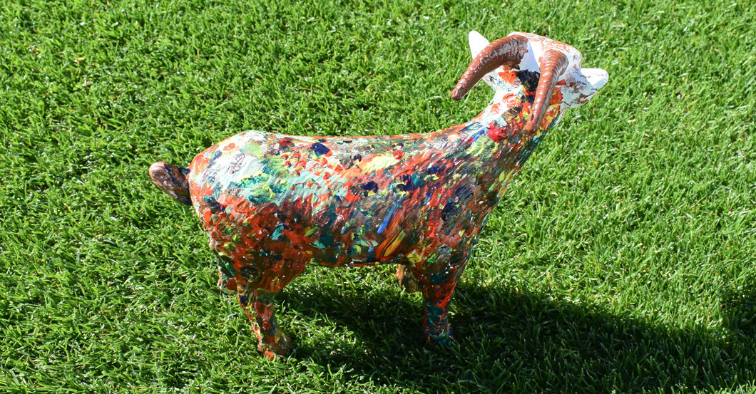 Gipsgeißbock Risse   Gipsgeißbock Risse