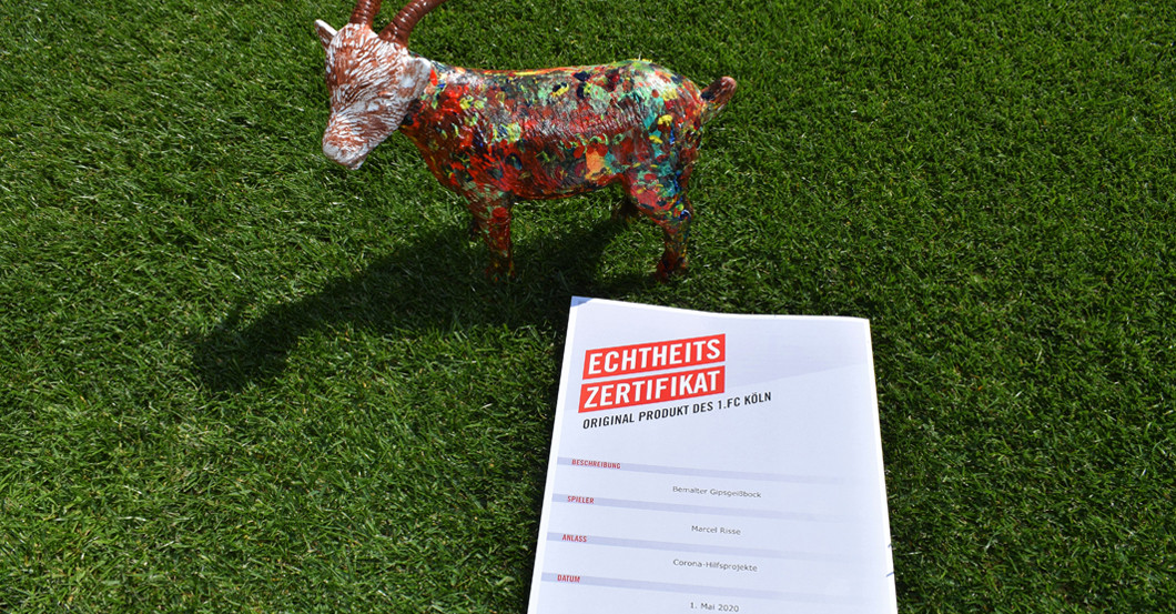 Gipsgeißbock Risse   Gipsgeißbock Risse