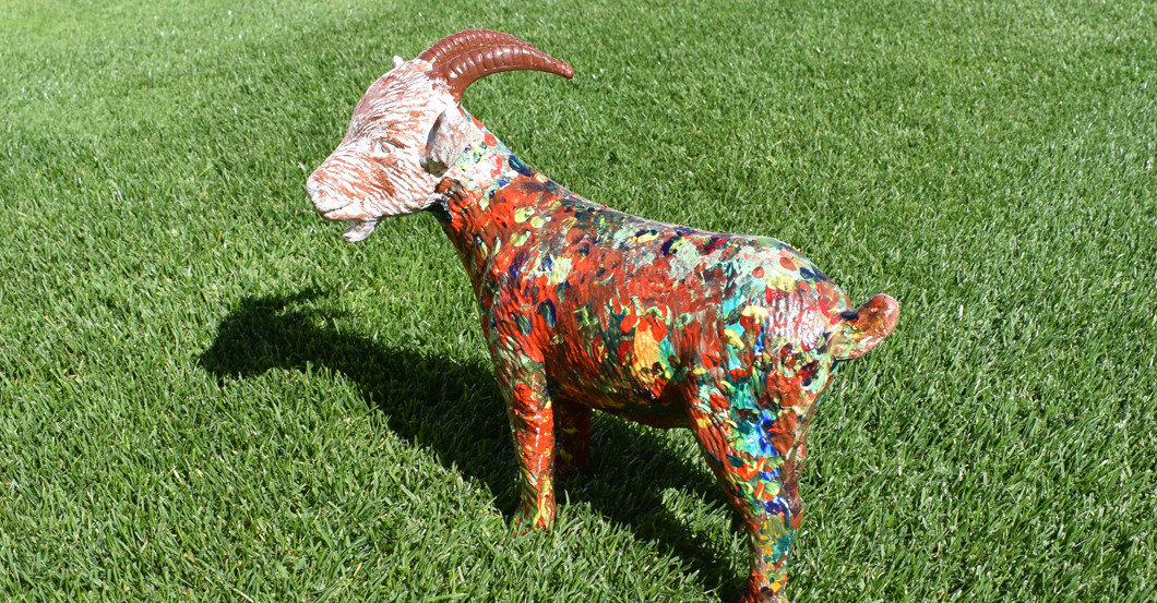 Gipsgeißbock Risse   Gipsgeißbock Risse