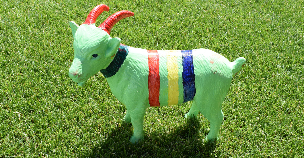 Gipsgeißbock Terodde   Gipsgeißbock Terodde