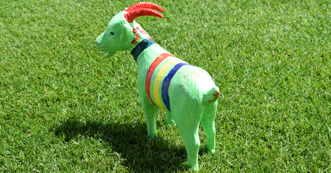 Gipsgeißbock Terodde   Gipsgeißbock Terodde