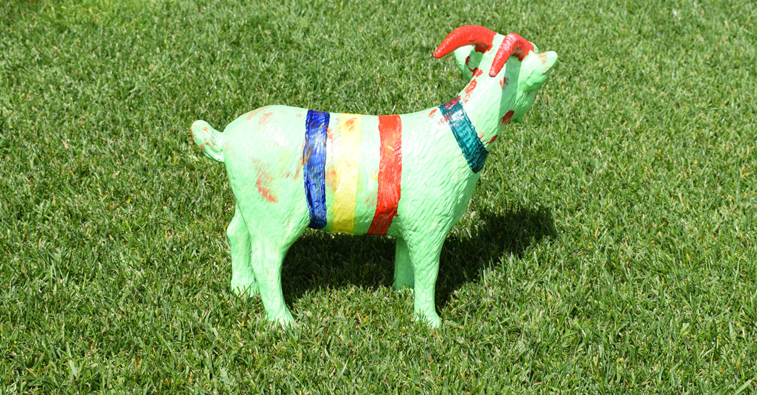 Gipsgeißbock Terodde   Gipsgeißbock Terodde