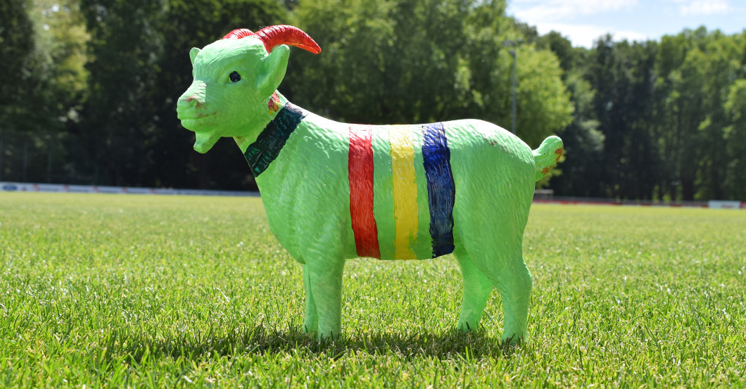 Gipsgeißbock Terodde   Gipsgeißbock Terodde