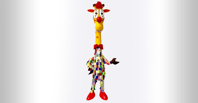  Giraffe Lappenclown 