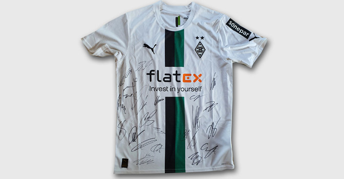 Gladbach signiert   Gladbach signiert