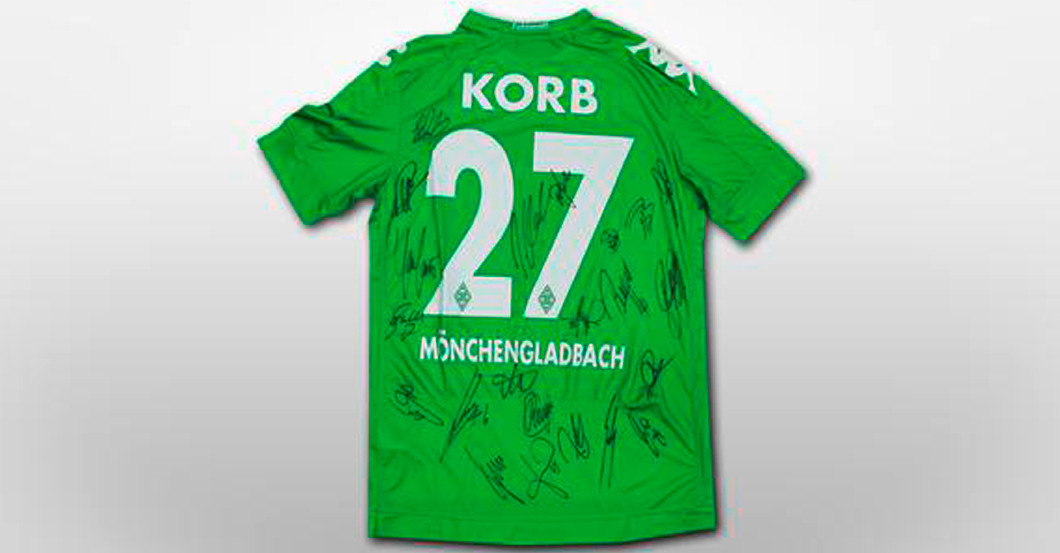  Gladbach-Trikot signiert 