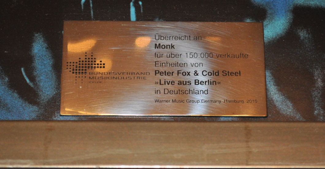 Gold Award Monk   Gold Award Monk