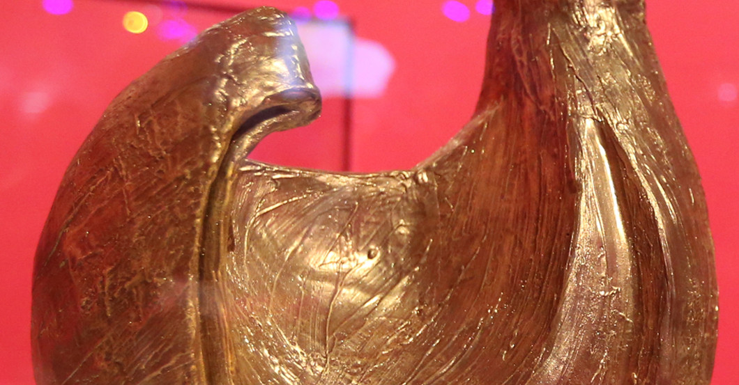 Goldene Schoko Henne   Goldene Schoko Henne