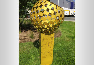 Goldener Ball signiert Goldener Ball signiert
