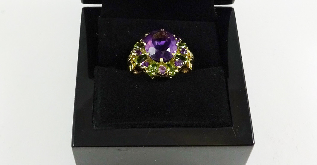 Goldring Amethyst   Goldring Amethyst