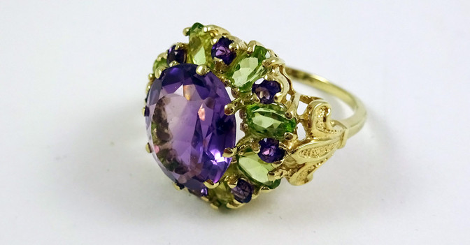 Goldring Amethyst   Goldring Amethyst