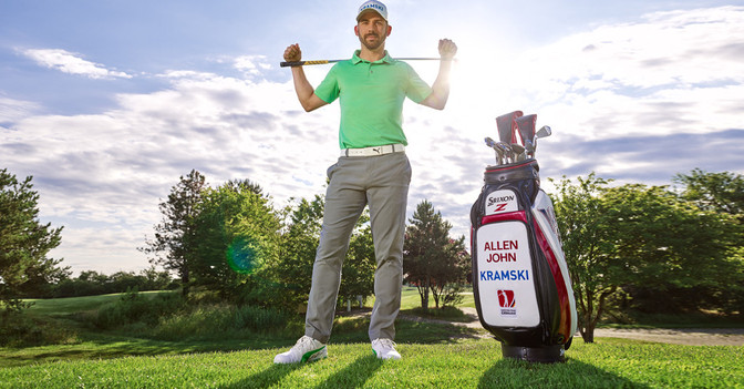  Golfen mit Allen John 