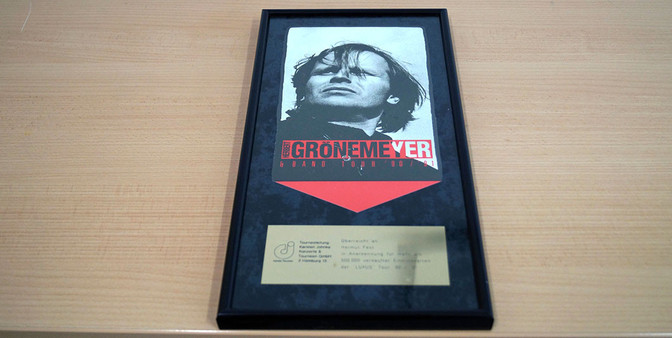 Grönemeyer Auszeichnung   Grönemeyer Auszeichnung