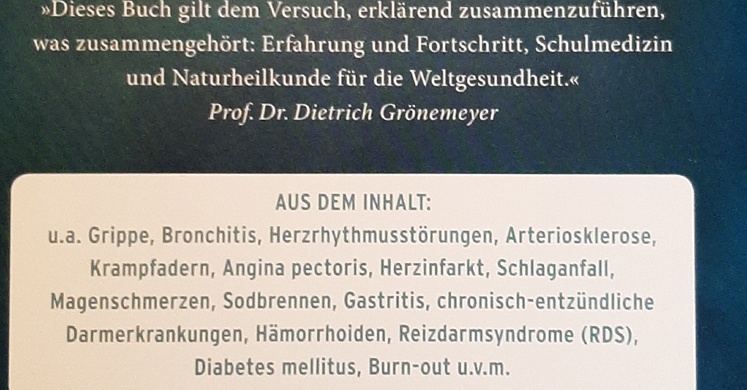 Grönemeyer Buch Natur   Grönemeyer Buch Natur