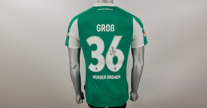  Groß Trikot getragen 