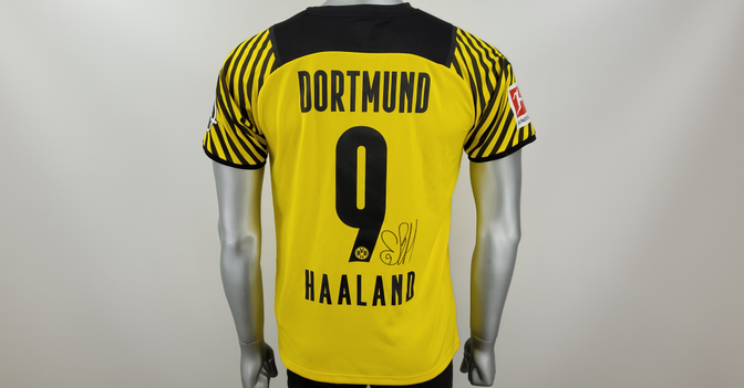  Haaland Trikot signiert 