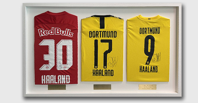  Haaland Trikots Rahmen 