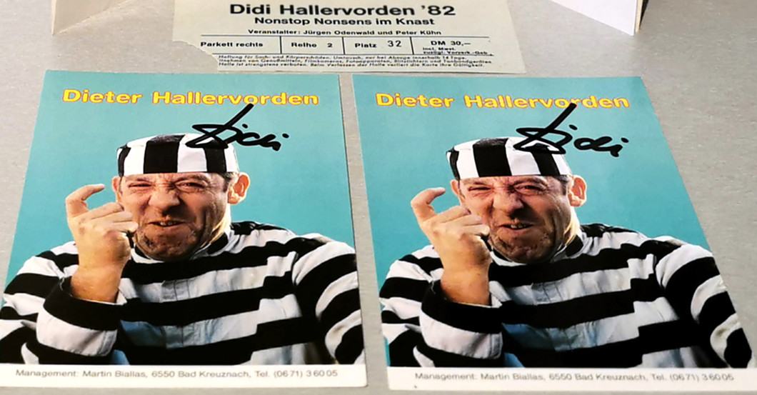 Hallervorden signiert   Hallervorden signiert