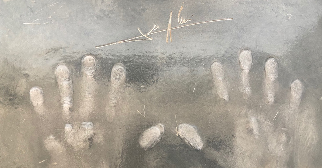 Handabdrücke Jean Alesi   Handabdrücke Jean Alesi