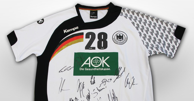 Handball Trikot signiert   Handball Trikot signiert