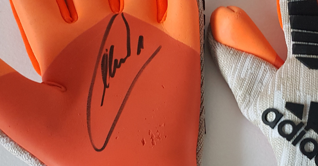  Handschuhe Neuer orange 