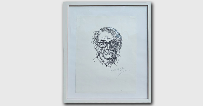  Hans Wrage Selbstporträt 