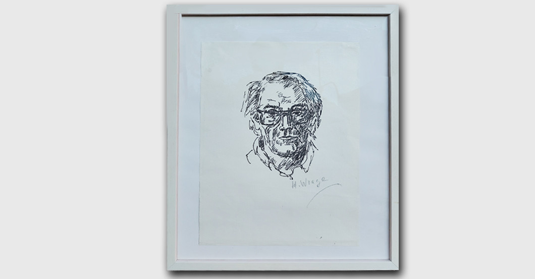  Hans Wrage Selbstporträt 