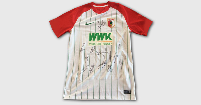  Heimtrikot FCA signiert 