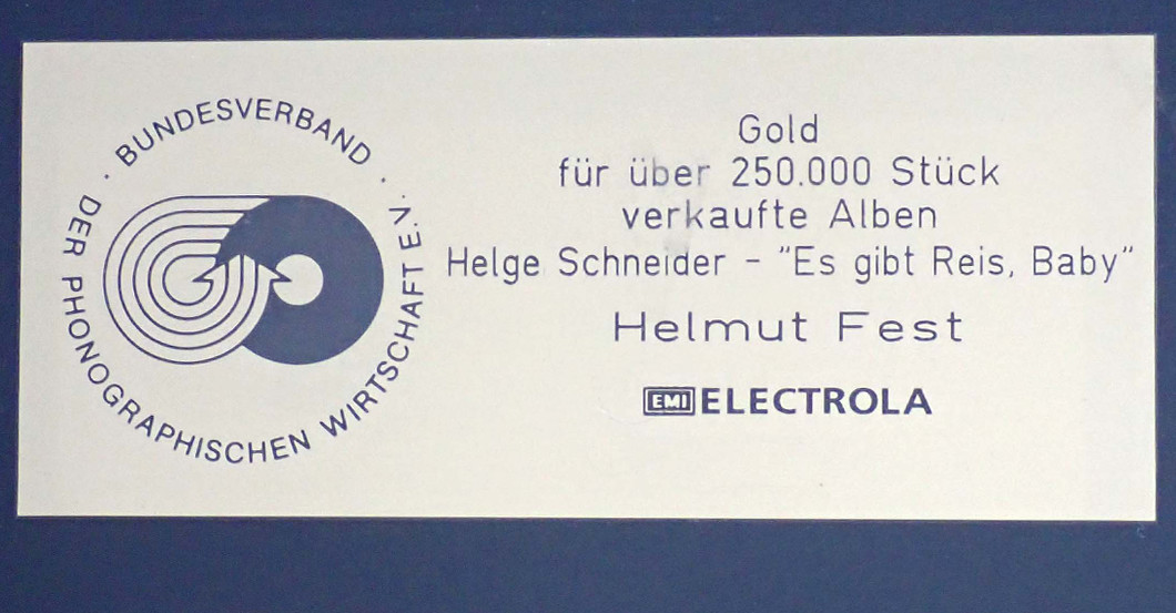  Helge Schneider Reis 