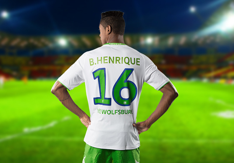  Henrique Wolfsburg Trikot 