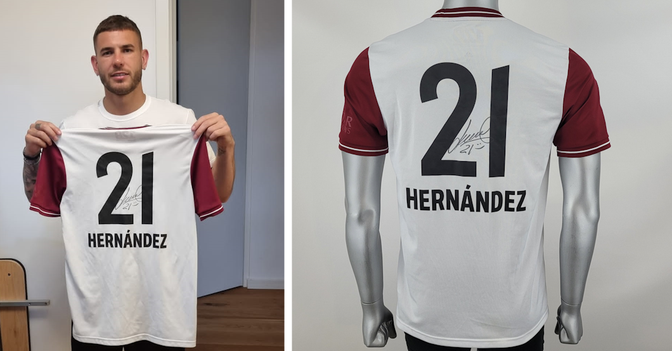 Hernandez FCB-Trikot    Hernandez FCB-Trikot
